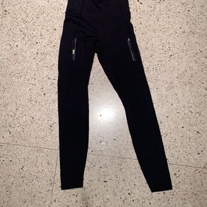 Black athleta rainier tights